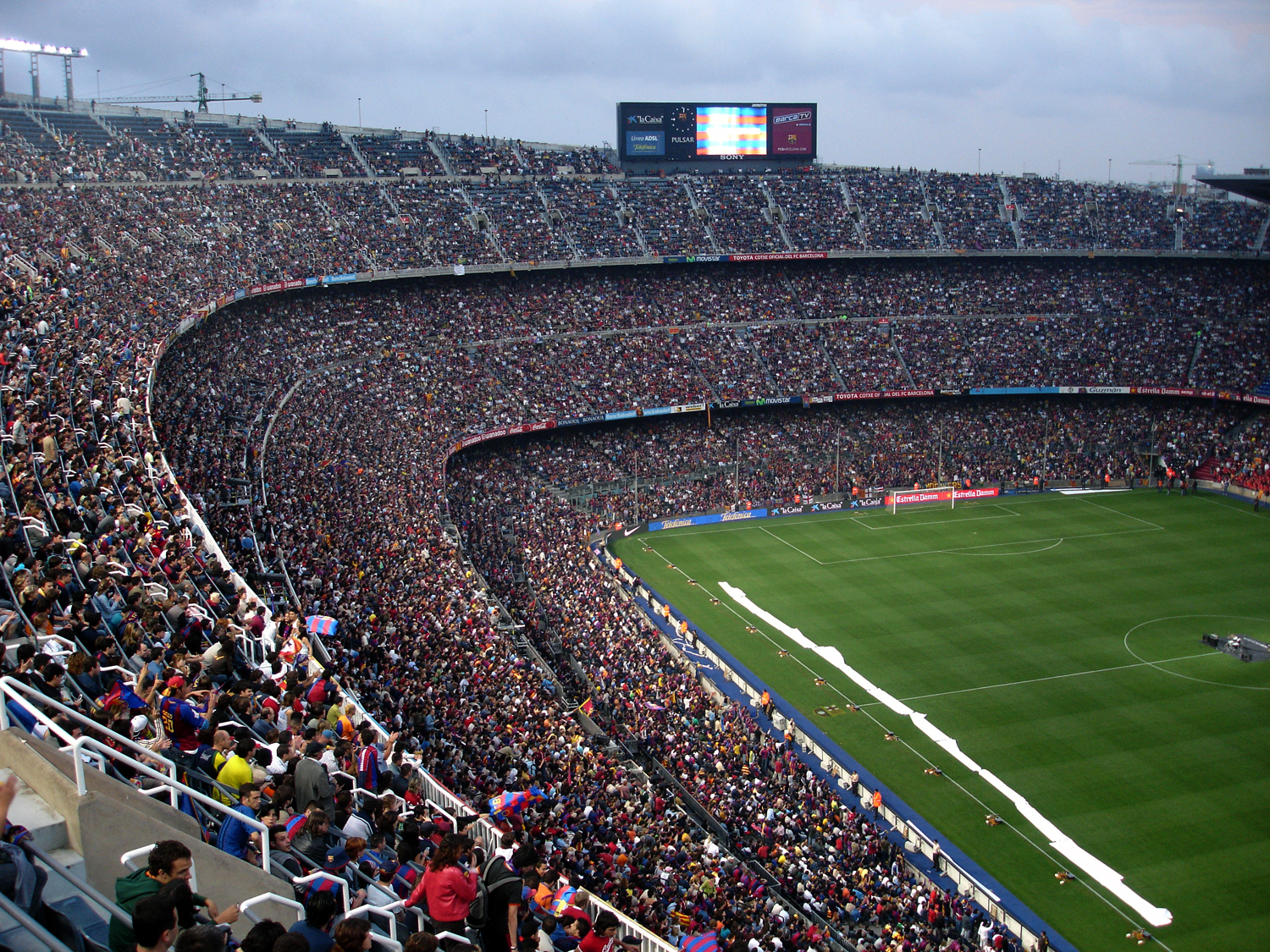 Interior del Camp Nou