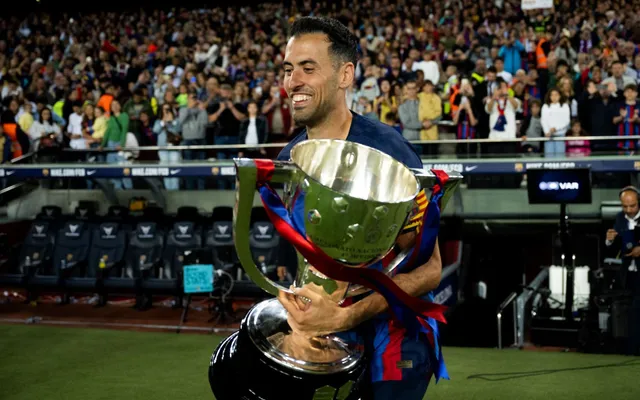 Sergio Busquets en el Barça B