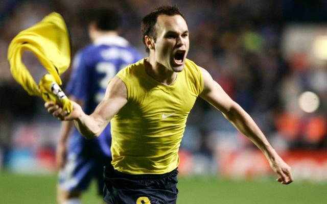 Andrés Iniesta en el Barça B
