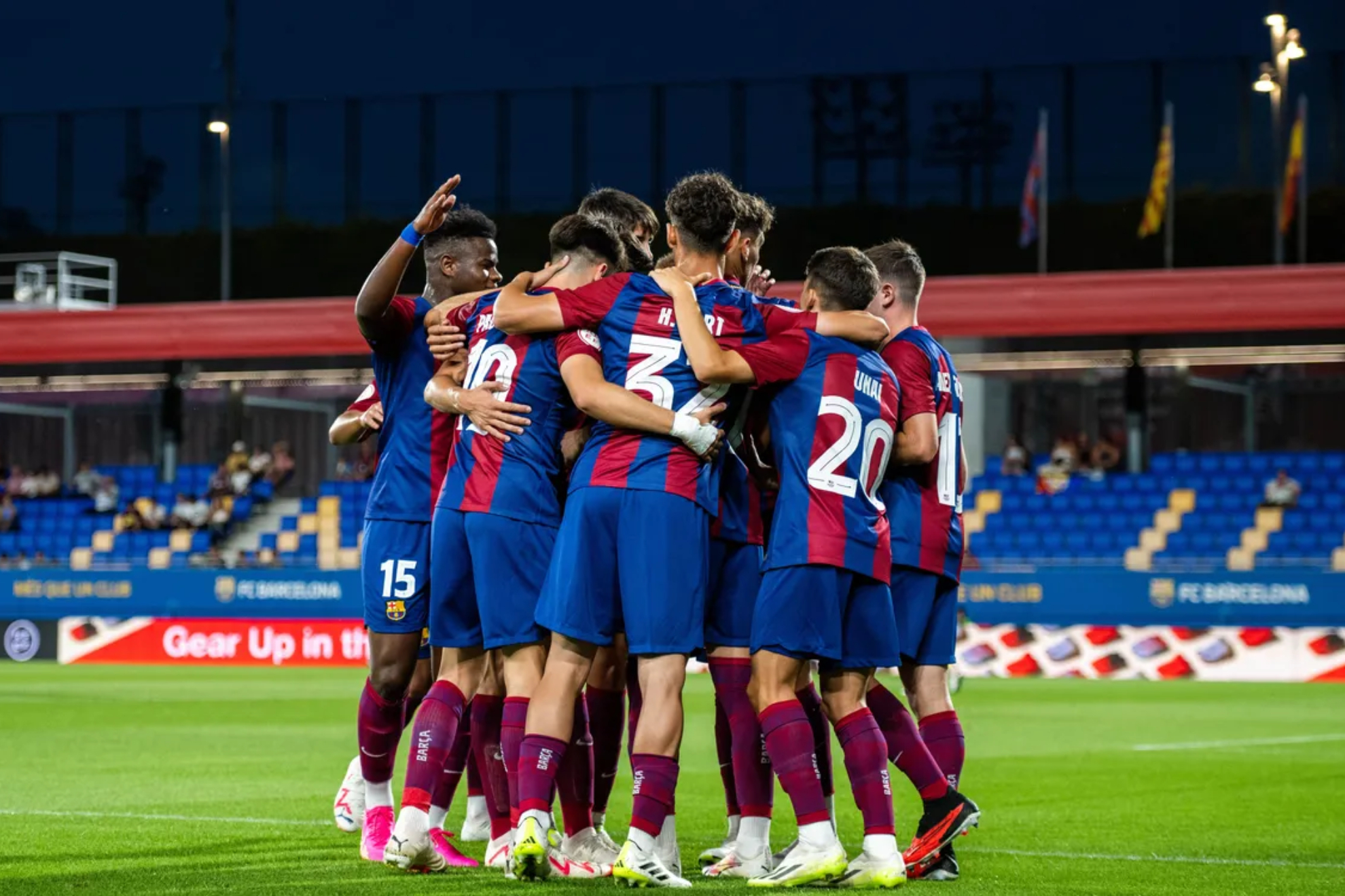 Equipo actual del Barça Atlètic