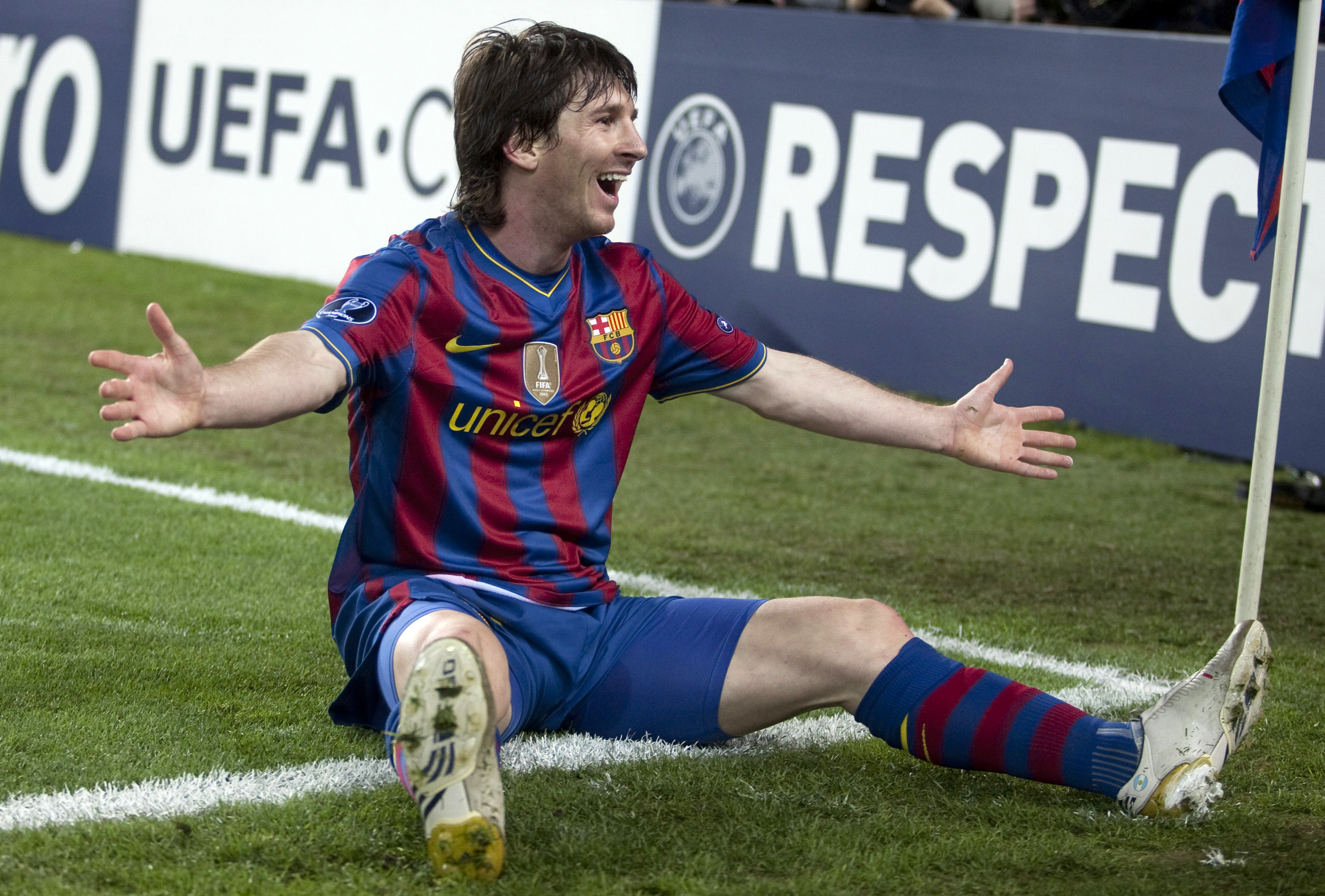Messi en acción