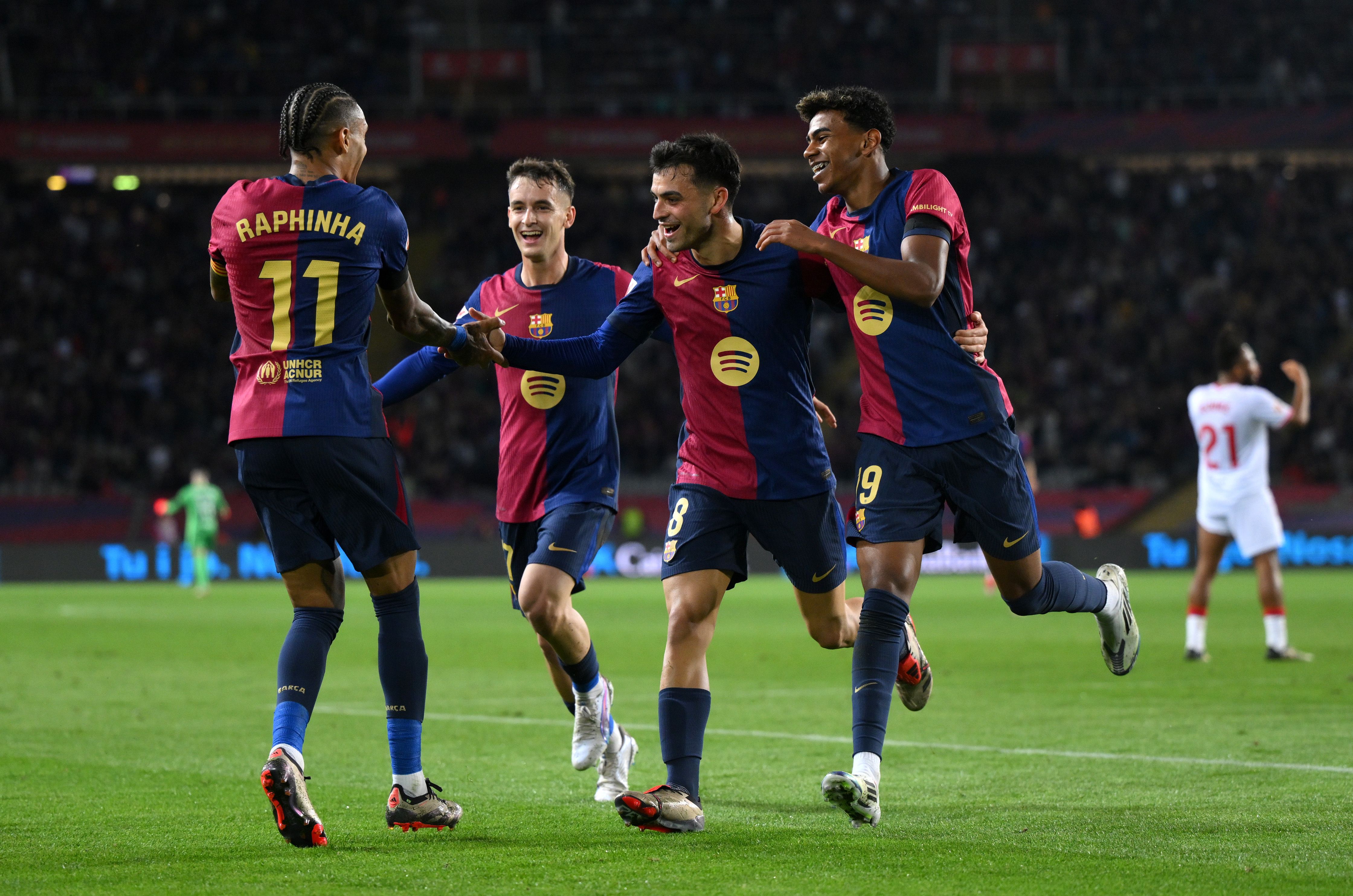 Pedri gol vs Sevilla